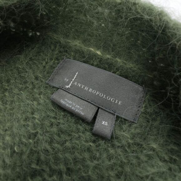 NEW Anthropologie Alpaca Merino Wool Jenee Dip-Dye Ombre Cardigan Boho Lagenlook - Picture 2 of 8